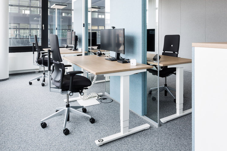 Height adjustable desks